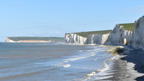 View of the Seven Sisters Cliffs from Birling Gap